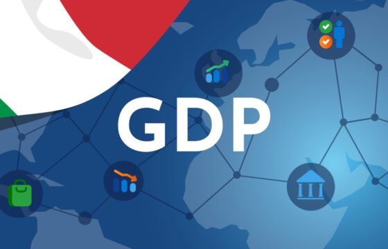 Grafico sull'andamento del Pil italiano