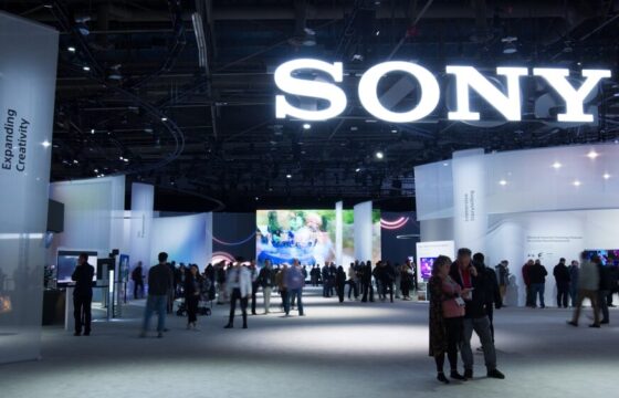 Logo di Sony con dischi