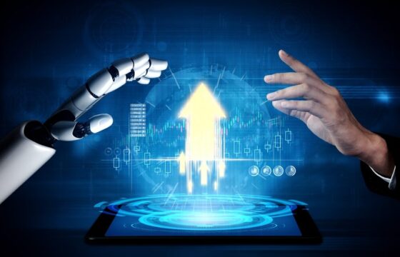 Illustrazione sull'intelligenza artificiale nelle imprese