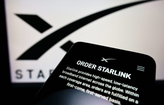 Aeromobile United Airlines con Starlink